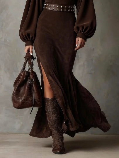 Midi Dress | Vintage Lantern Sleeves | Elegant and Timeless Design | Perfect for Special Occasions