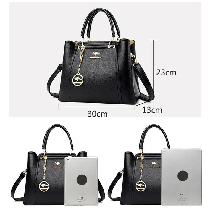 3-Layer Handbag | Spacious Design | Versatile for Everyday Use | Durable and Stylish Material