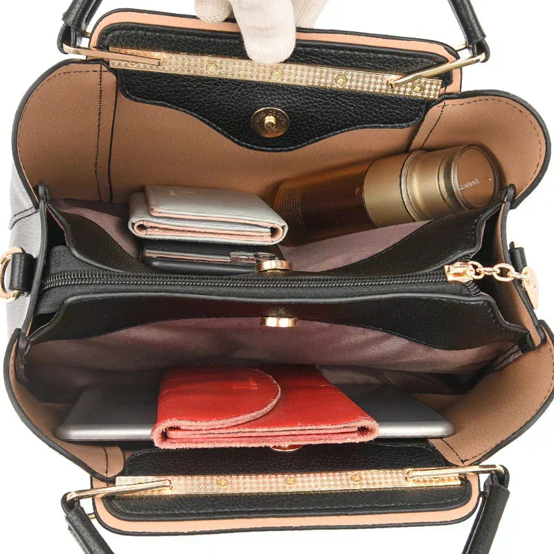 3-Layer Handbag | Spacious Design | Versatile for Everyday Use | Durable and Stylish Material
