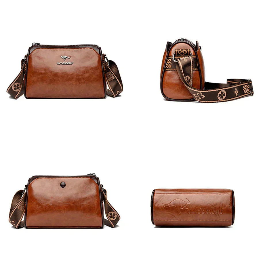 Leather Handbag | Elegant Design | Versatile for Everyday Use | Premium Quality Material