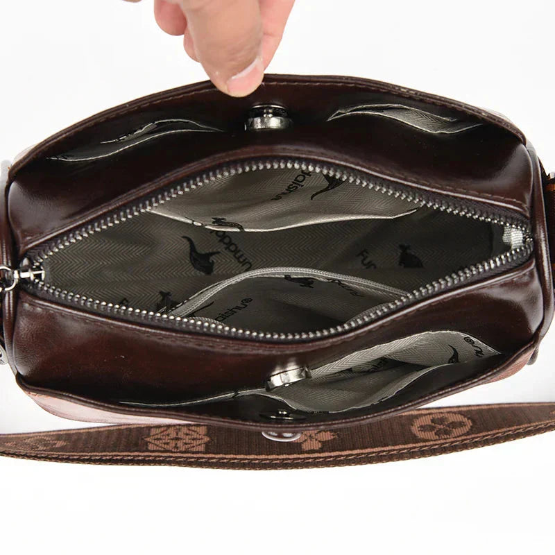 Leather Handbag | Elegant Design | Versatile for Everyday Use | Premium Quality Material