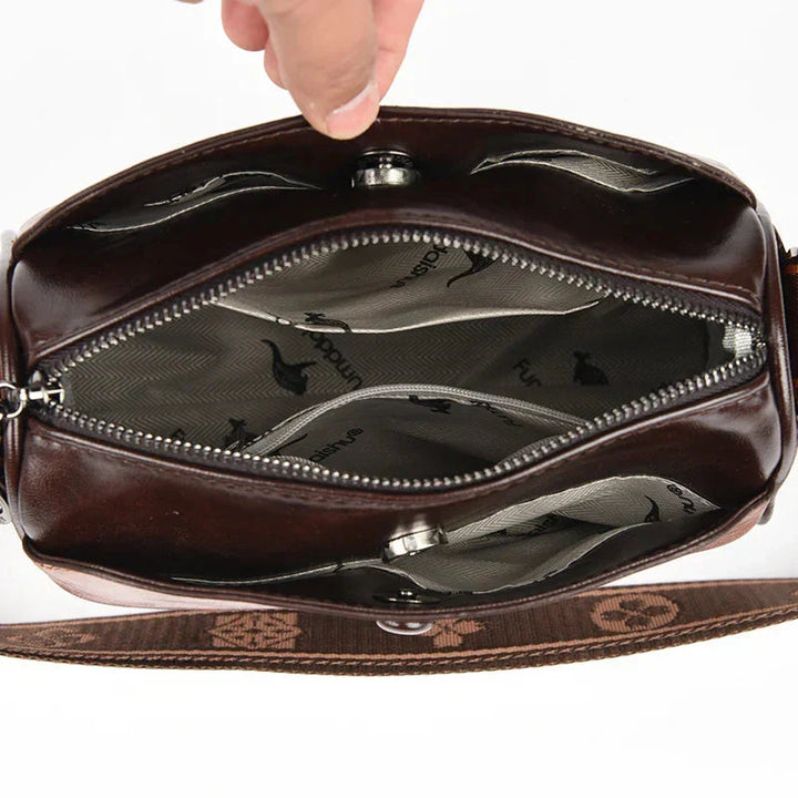 Leather Handbag | Elegant Design | Versatile for Everyday Use | Premium Quality Material