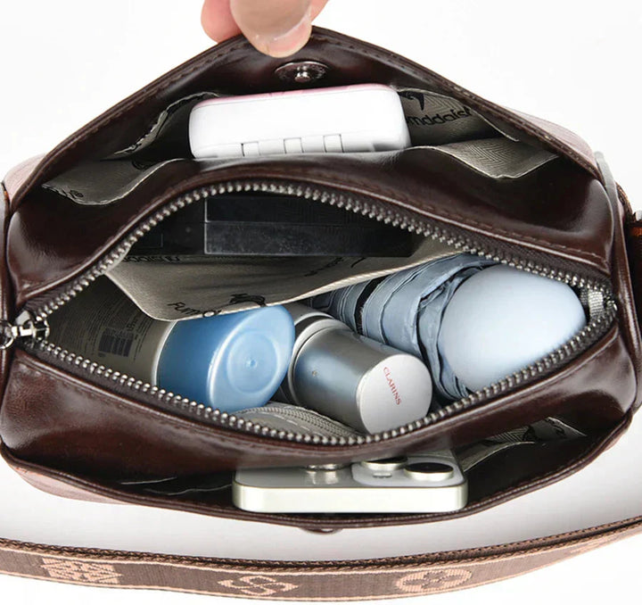 Leather Handbag | Elegant Design | Versatile for Everyday Use | Premium Quality Material