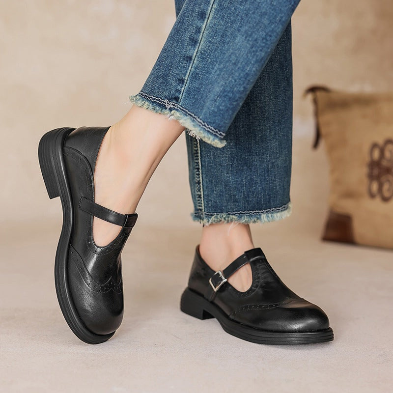 Mary Jane Sandals | Elegant Vegan Leather Design | Comfortable All-Day Wear | Perfect for Casual or Dressy Occasions