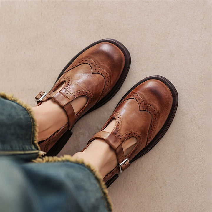 Mary Jane Sandals | Elegant Vegan Leather Design | Comfortable All-Day Wear | Perfect for Casual or Dressy Occasions