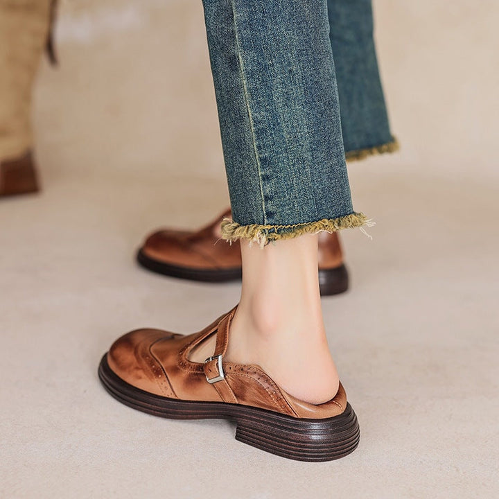Mary Jane Sandals | Elegant Vegan Leather Design | Comfortable All-Day Wear | Perfect for Casual or Dressy Occasions