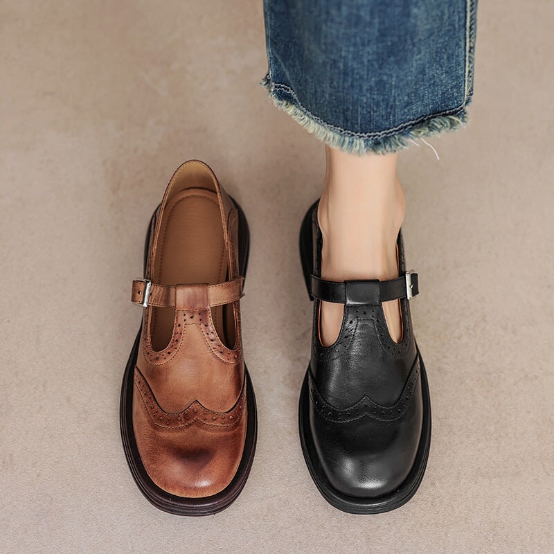 Mary Jane Sandals | Elegant Vegan Leather Design | Comfortable All-Day Wear | Perfect for Casual or Dressy Occasions