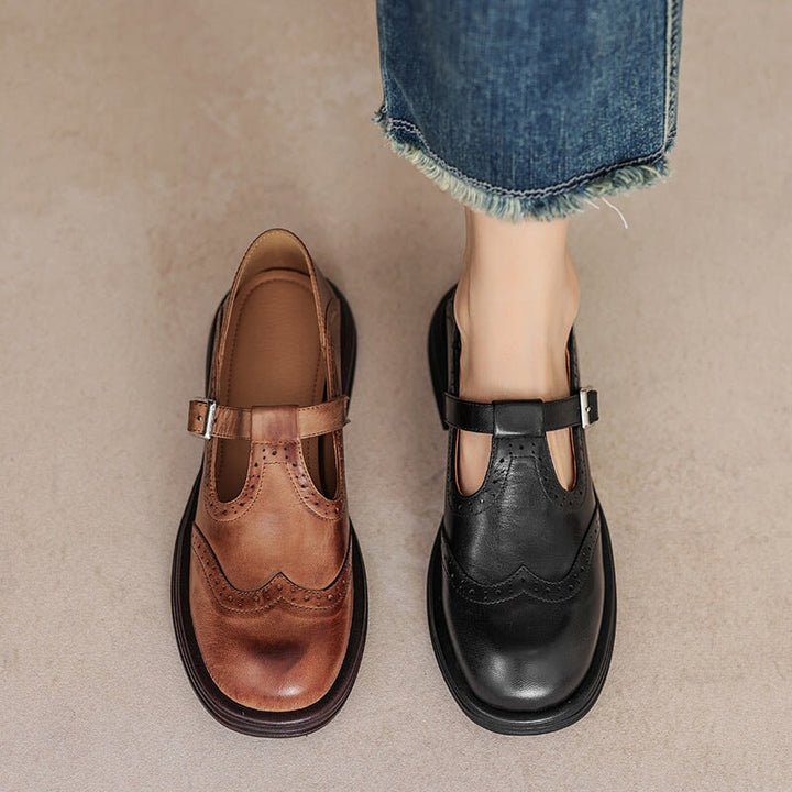Mary Jane Sandals | Elegant Vegan Leather Design | Comfortable All-Day Wear | Perfect for Casual or Dressy Occasions