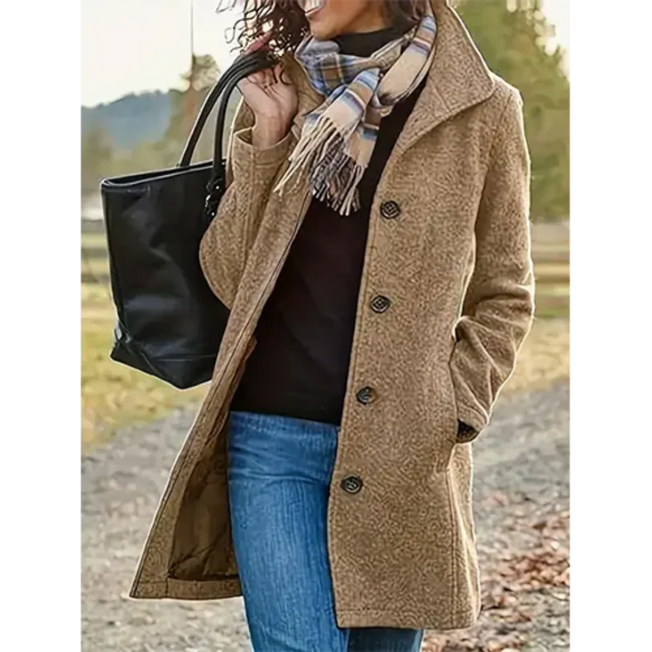 Long trench coat for women in winter | Warm