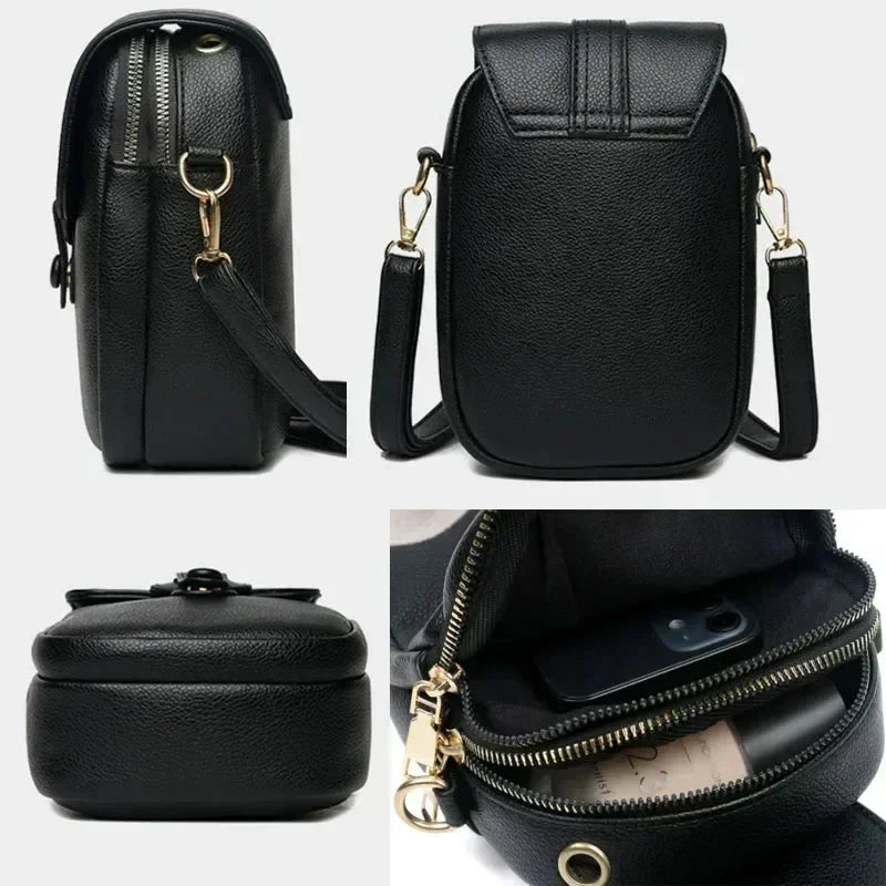 Retro Leather Bag | Vintage-Inspired Design | Perfect for Everyday Use | Durable and Stylish