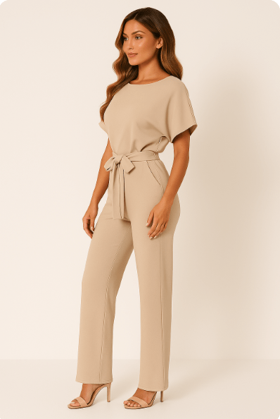Tie Overall | Adjustable Belt Design | Versatile and Comfortable | Perfect for Casual or Dressy Occasions