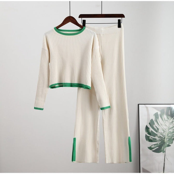 Knitted Two-Piece Set | Cozy and Comfortable | Perfect for Casual Outings | Soft Fabric