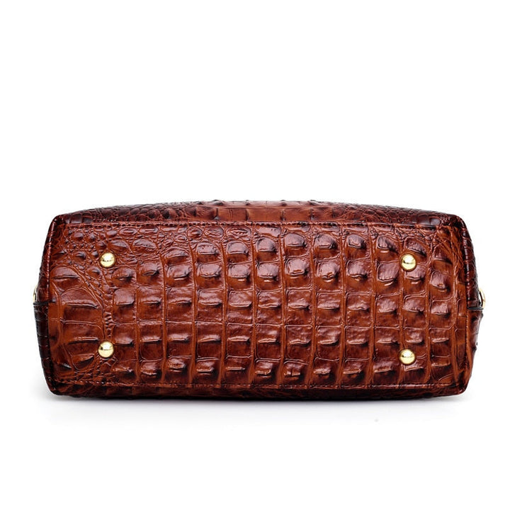 Crocodile Embossed Handbag | Luxurious Design | Perfect for Any Occasion | Durable Faux Leather