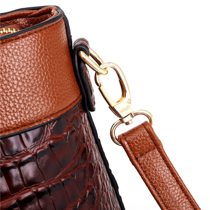 Crocodile Embossed Handbag | Luxurious Design | Perfect for Any Occasion | Durable Faux Leather