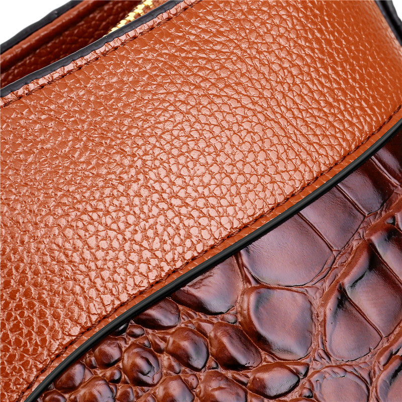 Crocodile Embossed Handbag | Luxurious Design | Perfect for Any Occasion | Durable Faux Leather