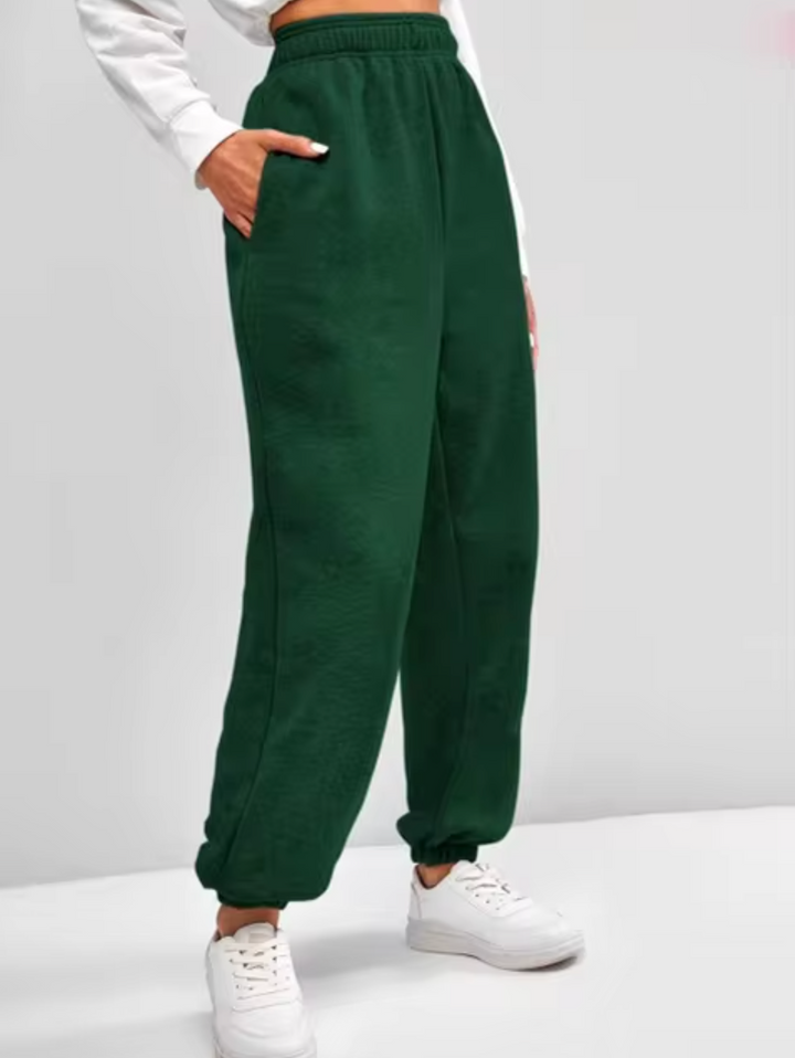 Sporty jogging pants for women | High waist