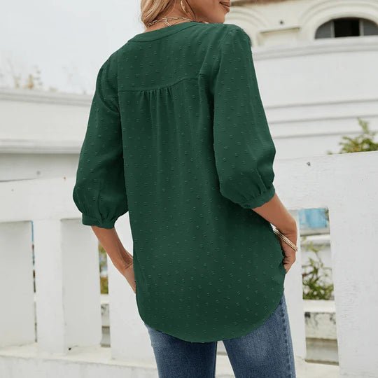 Patchwork Women's Blouse | Versatile Design for Any Occasion | Soft and Comfortable Fabric