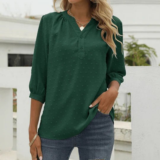 Patchwork Women's Blouse | Versatile Design for Any Occasion | Soft and Comfortable Fabric