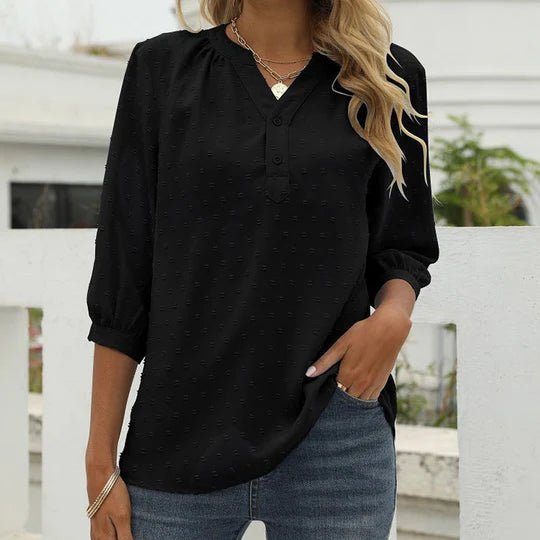 Patchwork Women's Blouse | Versatile Design for Any Occasion | Soft and Comfortable Fabric