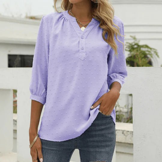 Patchwork Women's Blouse | Versatile Design for Any Occasion | Soft and Comfortable Fabric
