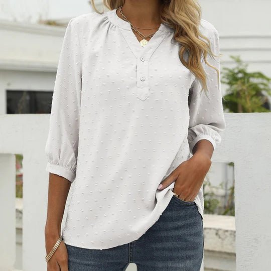 Patchwork Women's Blouse | Versatile Design for Any Occasion | Soft and Comfortable Fabric