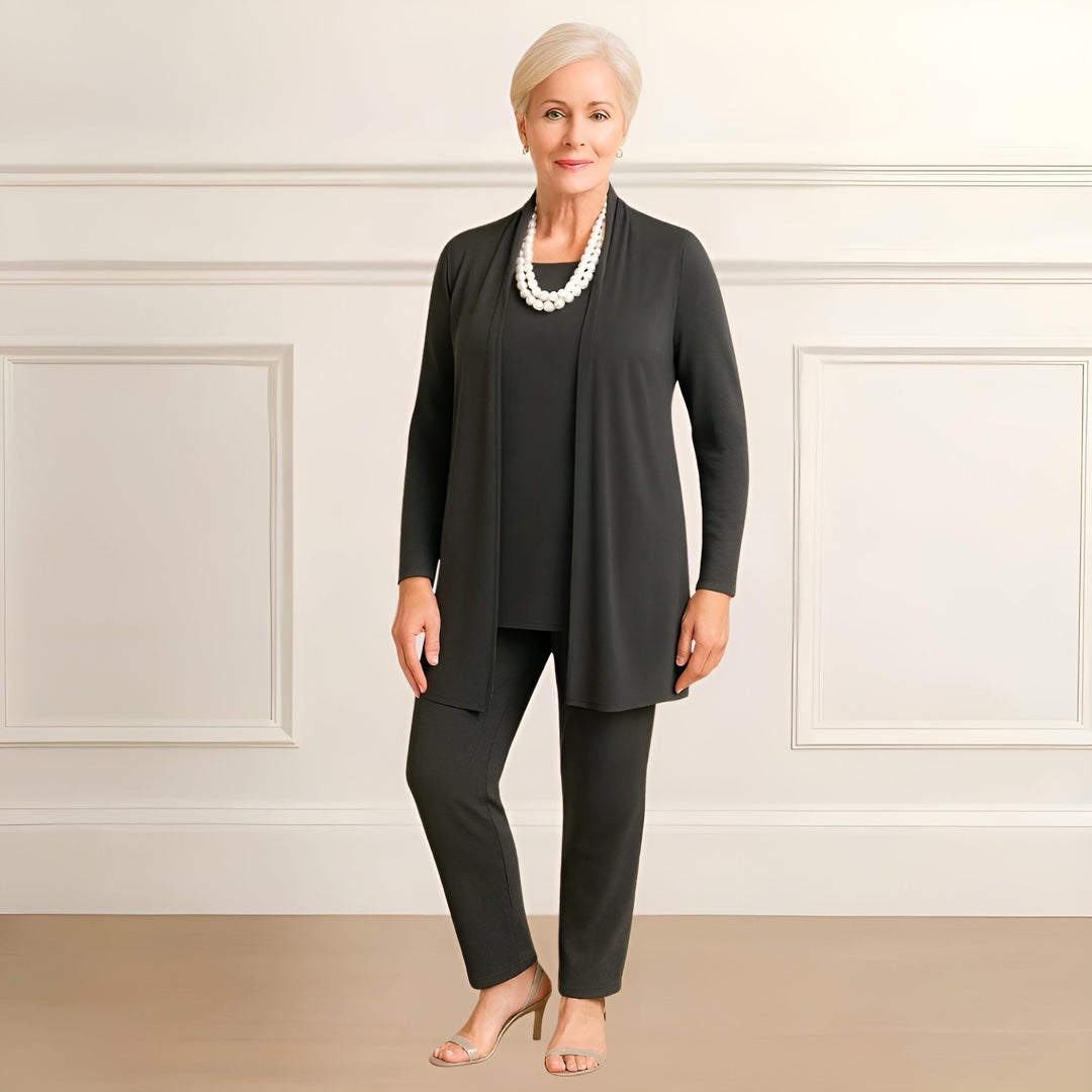 Cardigan and Pants Set | Cozy and Versatile | Perfect for Layering | Soft Knit Fabric