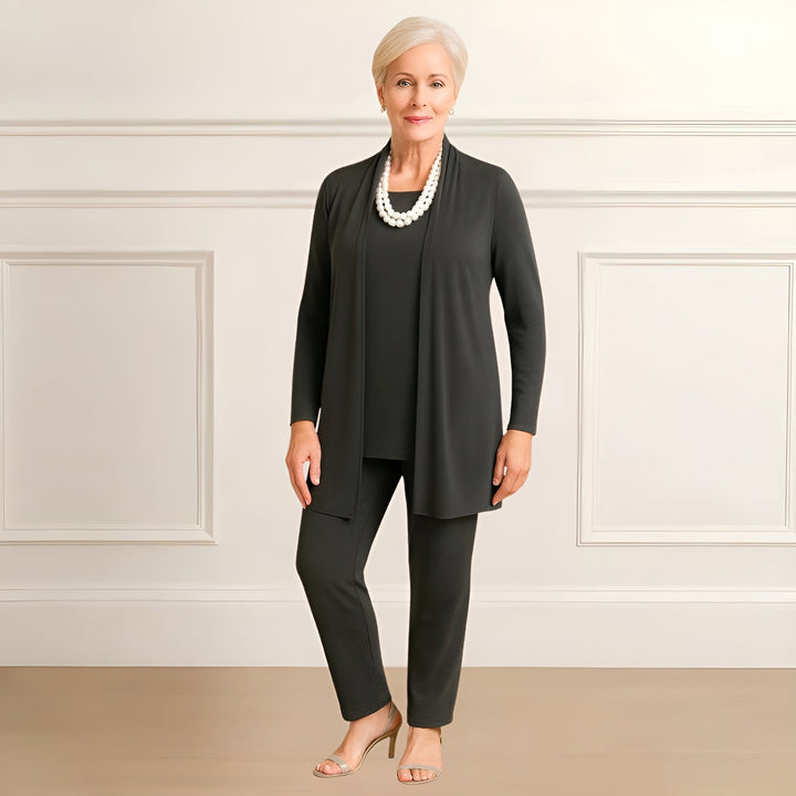 Cardigan and Pants Set | Cozy and Versatile | Perfect for Layering | Soft Knit Fabric