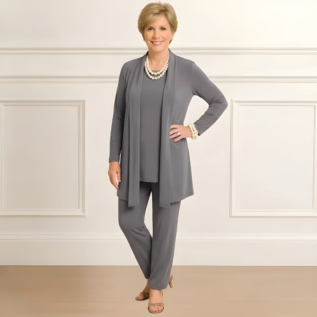 Cardigan and Pants Set | Cozy and Versatile | Perfect for Layering | Soft Knit Fabric