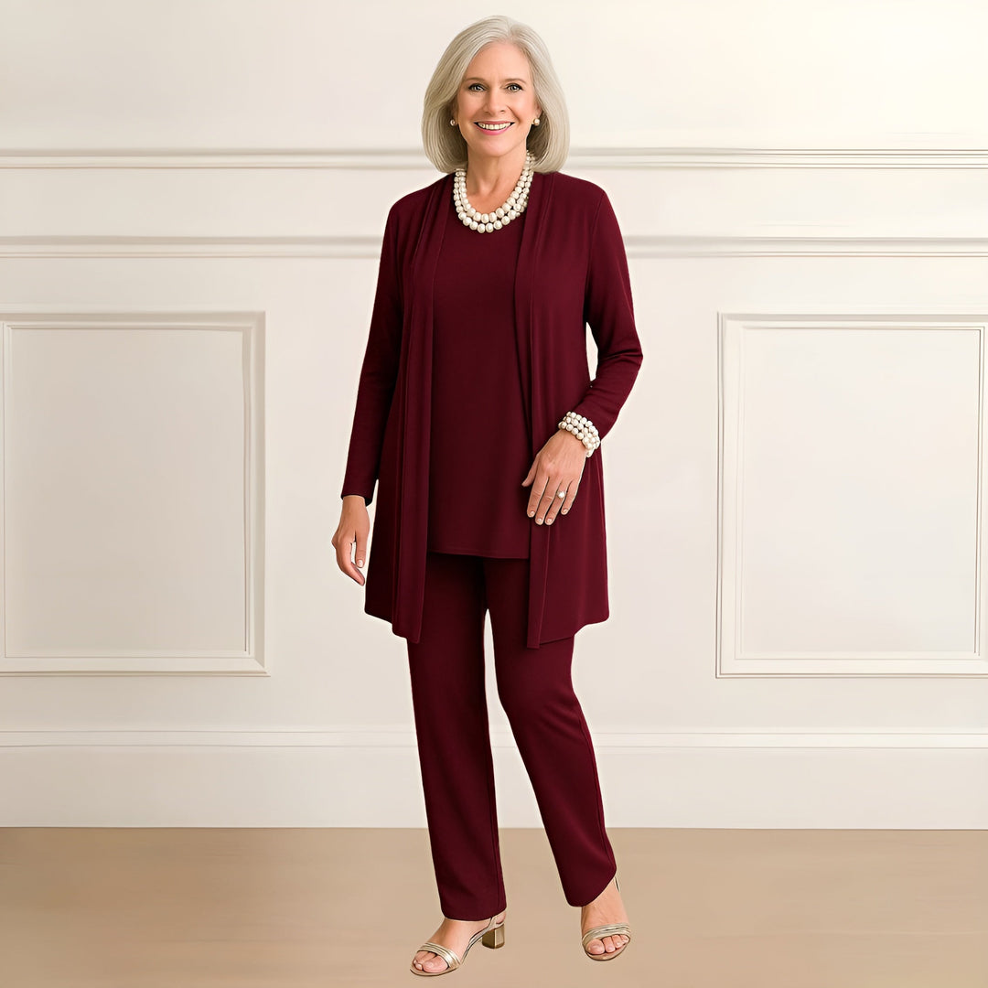 Cardigan and Pants Set | Cozy and Versatile | Perfect for Layering | Soft Knit Fabric