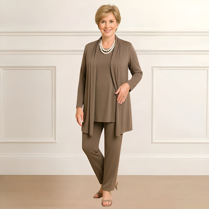 Cardigan and Pants Set | Cozy and Versatile | Perfect for Layering | Soft Knit Fabric