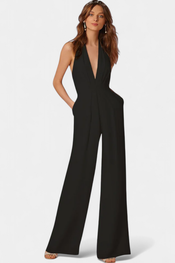 Wide-Leg Jumpsuit | Sleek Design | Effortless Elegance | Perfect for Casual or Dressy Occasions