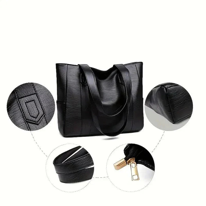 Genuine Leather Shoulder Bag | Elegant Design | Versatile for Everyday Use | Classic Style