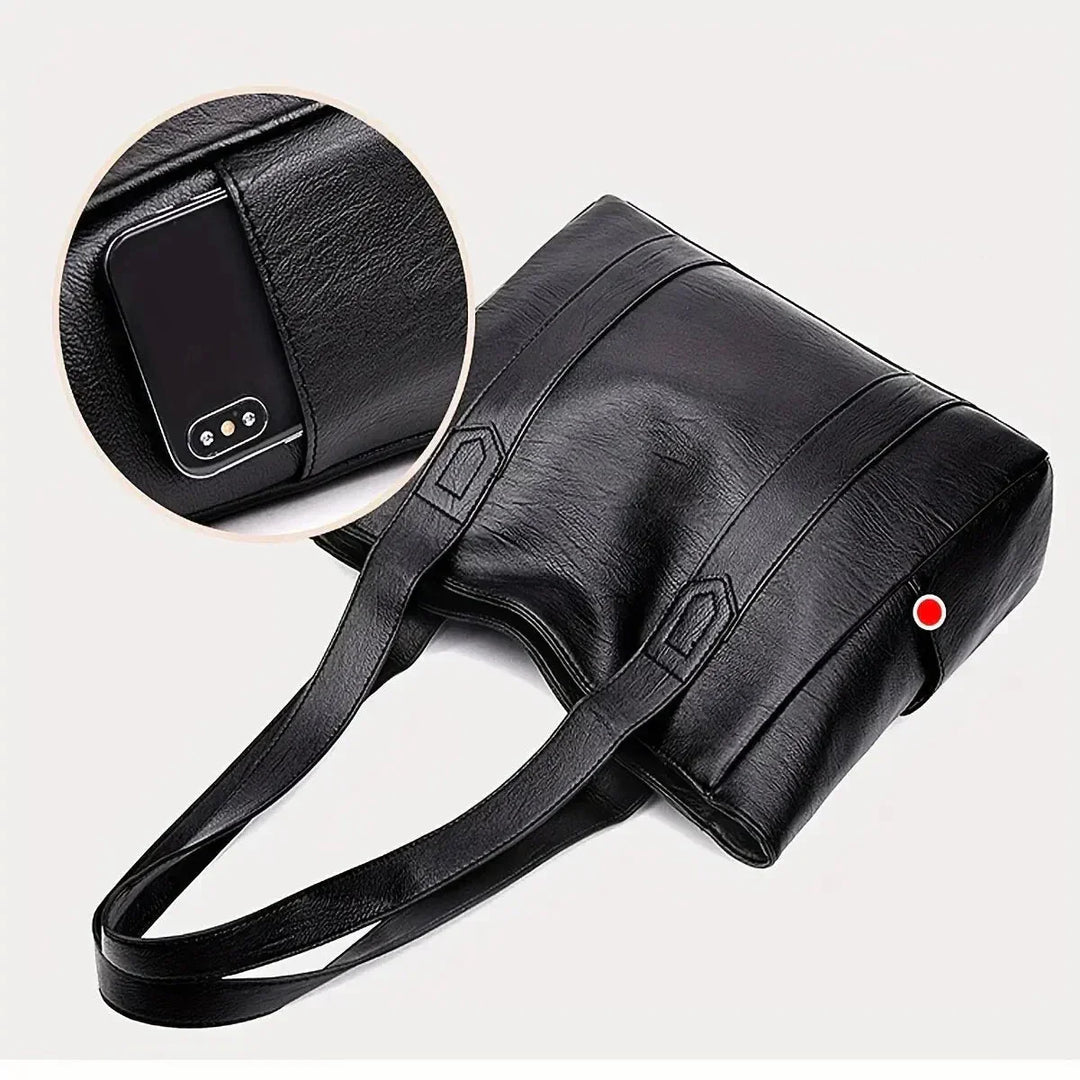 Genuine Leather Shoulder Bag | Elegant Design | Versatile for Everyday Use | Classic Style