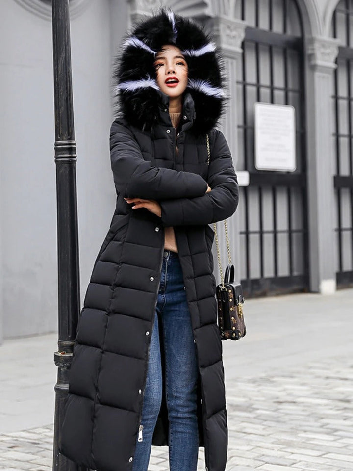 Modern puffer coat for women | Long