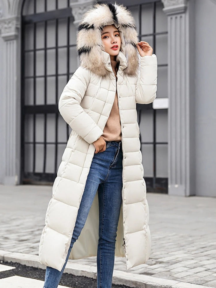 Modern puffer coat for women | Long