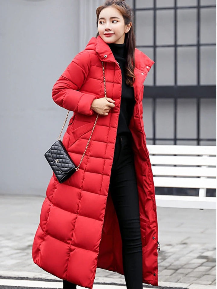 Modern puffer coat for women | Long