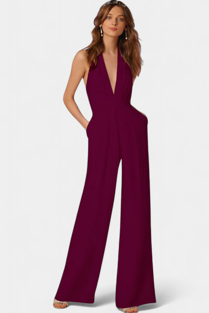 Wide-Leg Jumpsuit | Sleek Design | Effortless Elegance | Perfect for Casual or Dressy Occasions