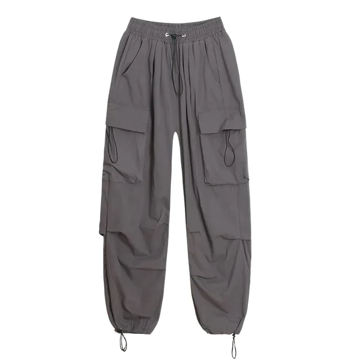 Women's Cargo Pants with Functional Pockets - Comfortable Fit