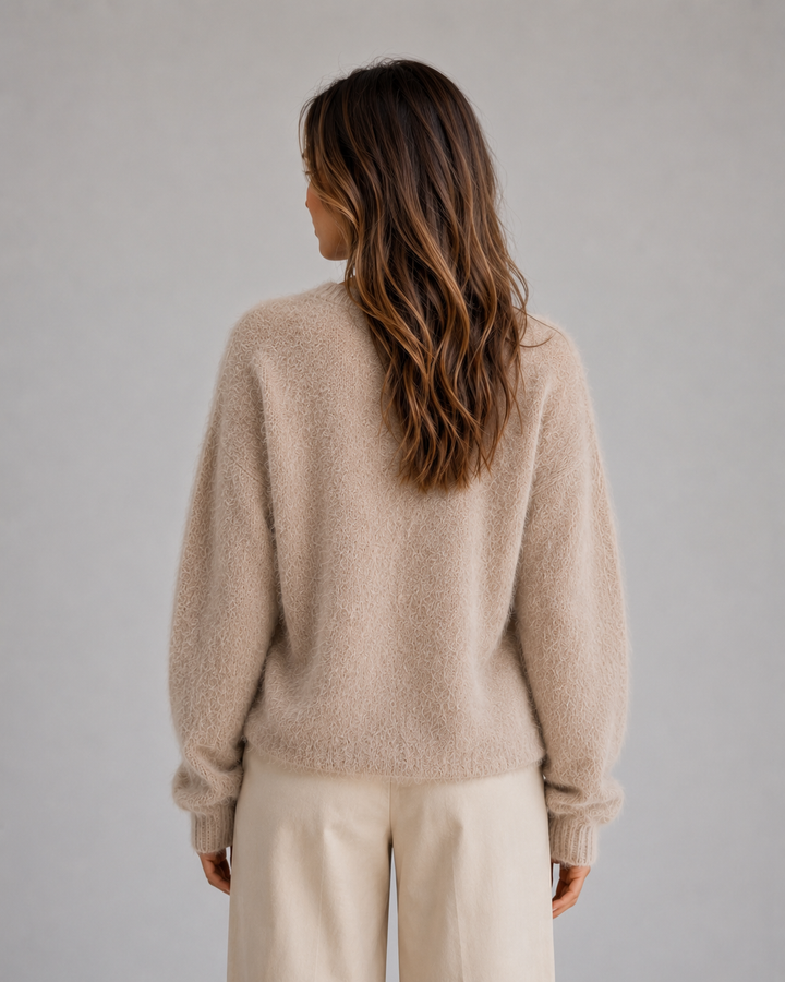 Women's V-Neck Cardigan Sweater - Soft Knit