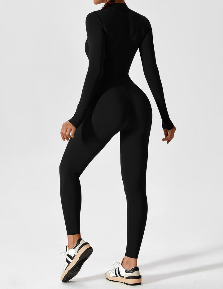Zip-Up Bodysuit | Comfortable Fit | Perfect for Layering | Soft Stretch Fabric