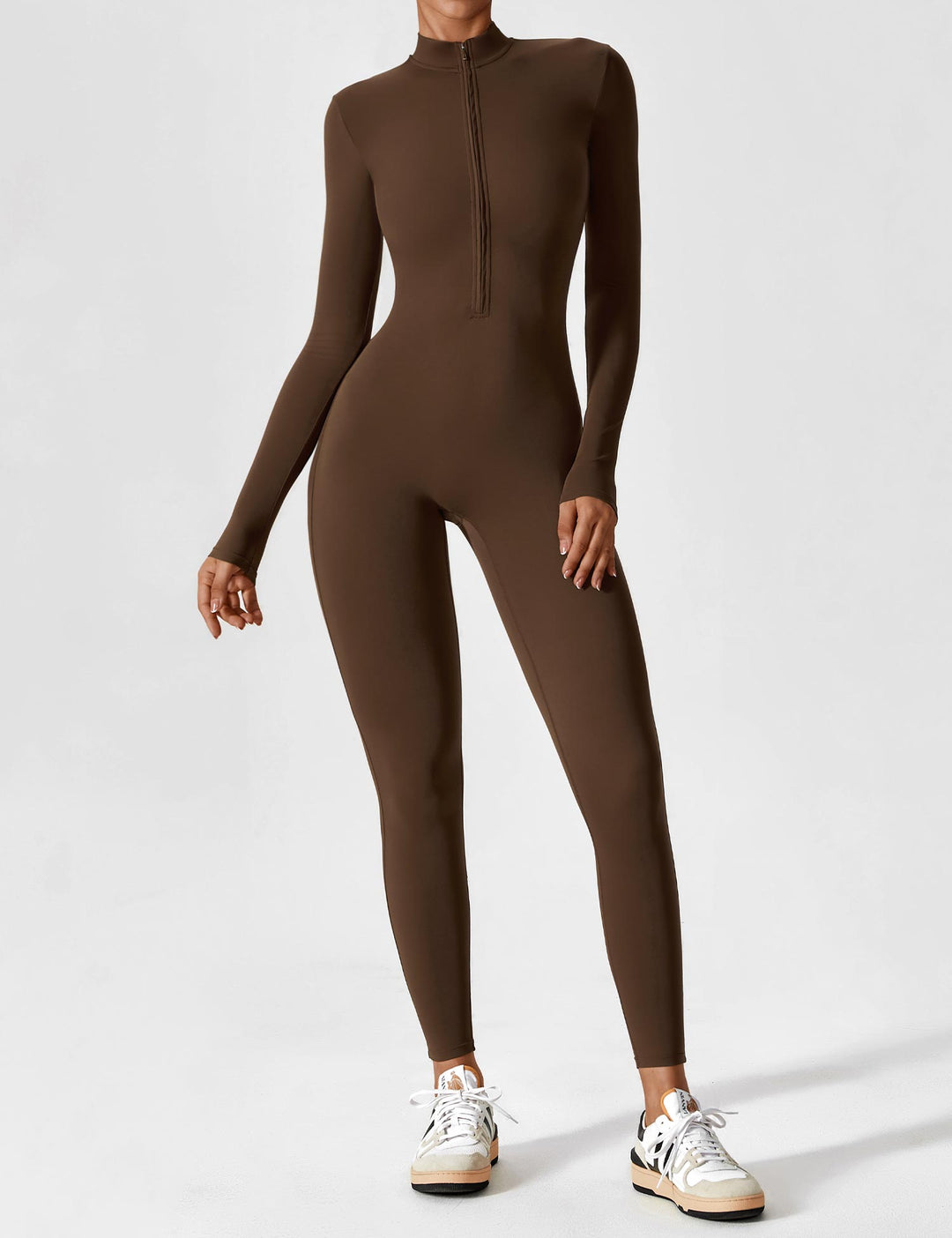 Zip-Up Bodysuit | Comfortable Fit | Perfect for Layering | Soft Stretch Fabric