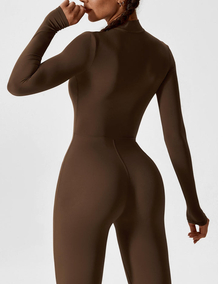 Zip-Up Bodysuit | Comfortable Fit | Perfect for Layering | Soft Stretch Fabric