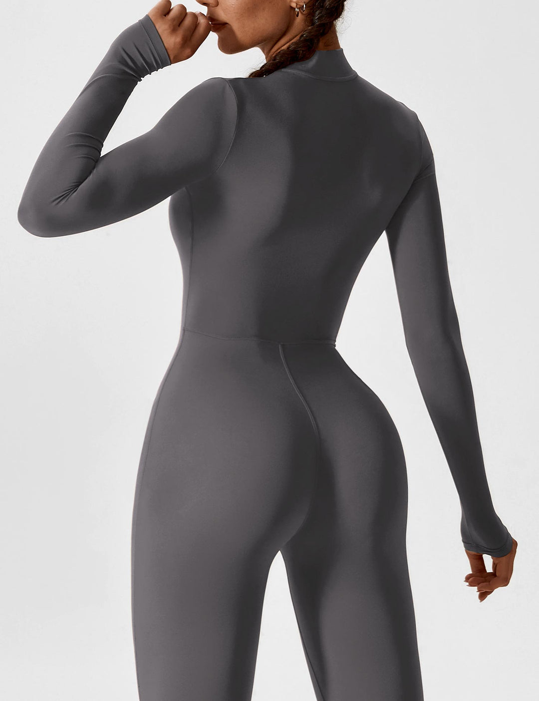 Zip-Up Bodysuit | Comfortable Fit | Perfect for Layering | Soft Stretch Fabric