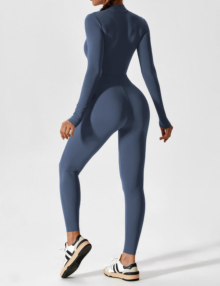 Zip-Up Bodysuit | Comfortable Fit | Perfect for Layering | Soft Stretch Fabric