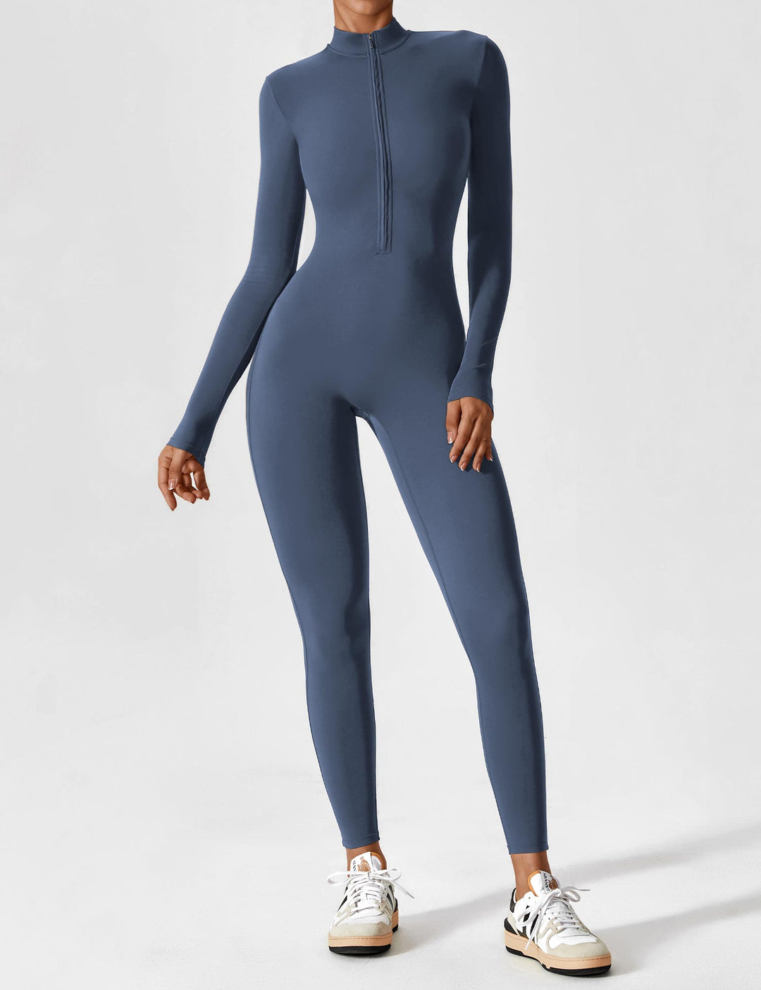 Zip-Up Bodysuit | Comfortable Fit | Perfect for Layering | Soft Stretch Fabric