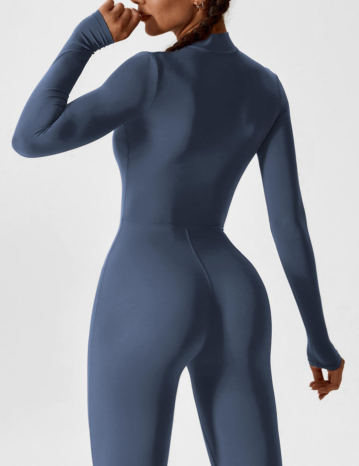 Zip-Up Bodysuit | Comfortable Fit | Perfect for Layering | Soft Stretch Fabric
