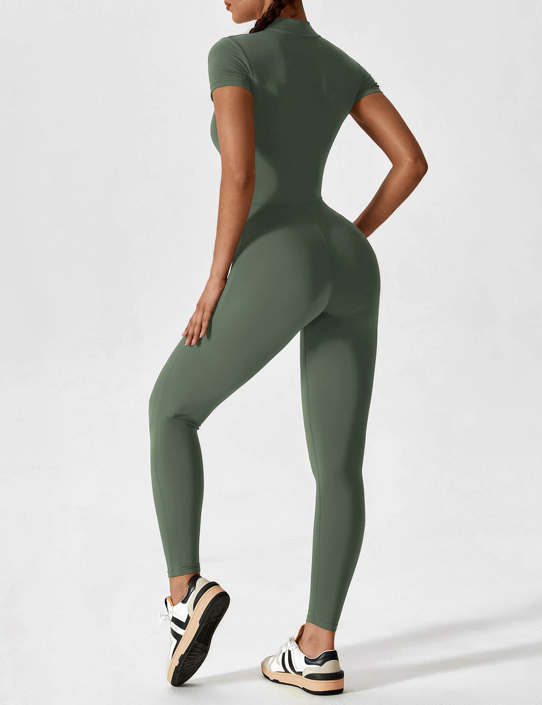 Zip-Up Bodysuit | Comfortable Fit | Perfect for Layering | Soft Stretch Fabric