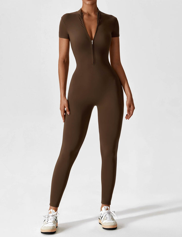 Zip-Up Bodysuit | Comfortable Fit | Perfect for Layering | Soft Stretch Fabric
